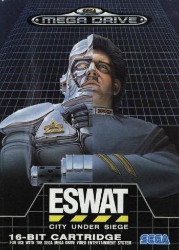 Cover ESWAT Cyber Police - City Under Siege for Genesis - Mega Drive